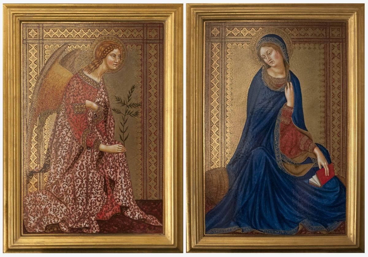 Angelo annunciante Vergine - Claudia Ciotti