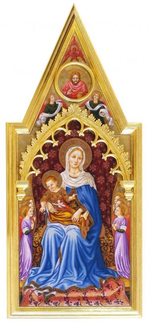 Madonna bambino angeli - Claudia Ciotti