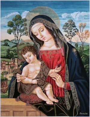 Madonna col Bambino del Pinturicchio