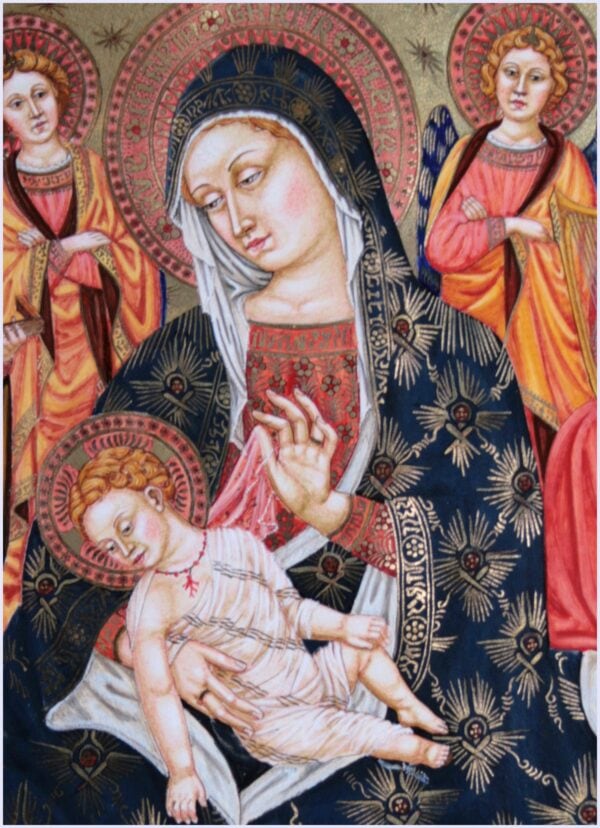 Madonna and Child with Musician Angels - Image 2