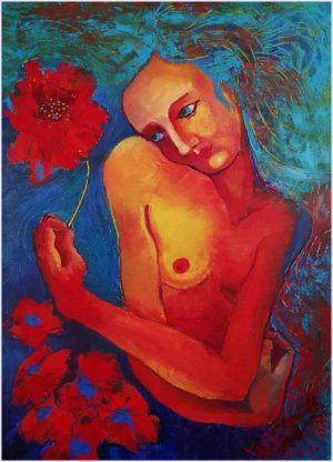 red flower