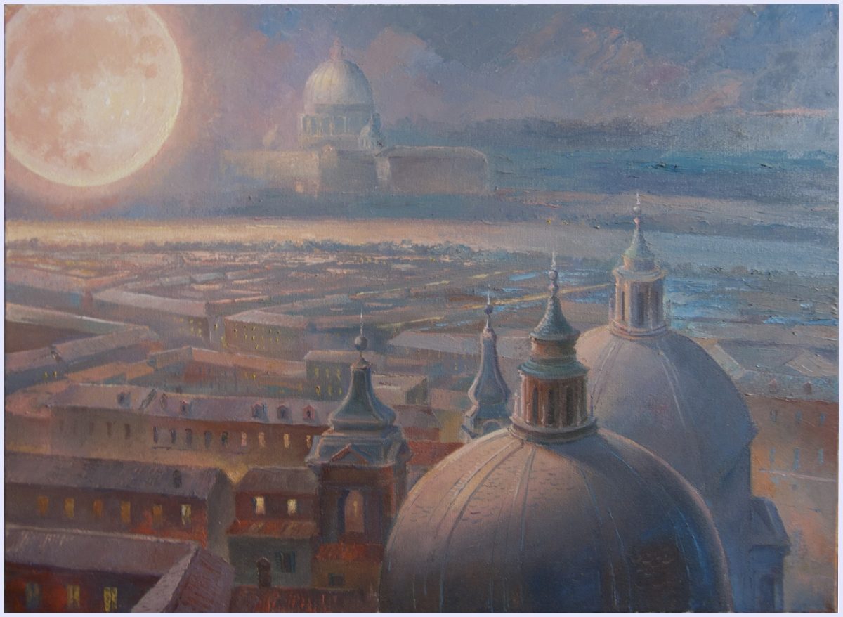 Moon over Rome 001 an
