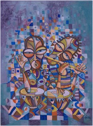 The Drummer and the Flutist IV
