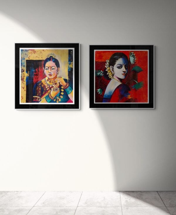 A lady with sunflower - immagine 3