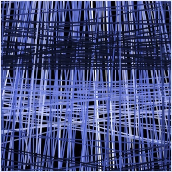 Blue black out of lines - immagine 3