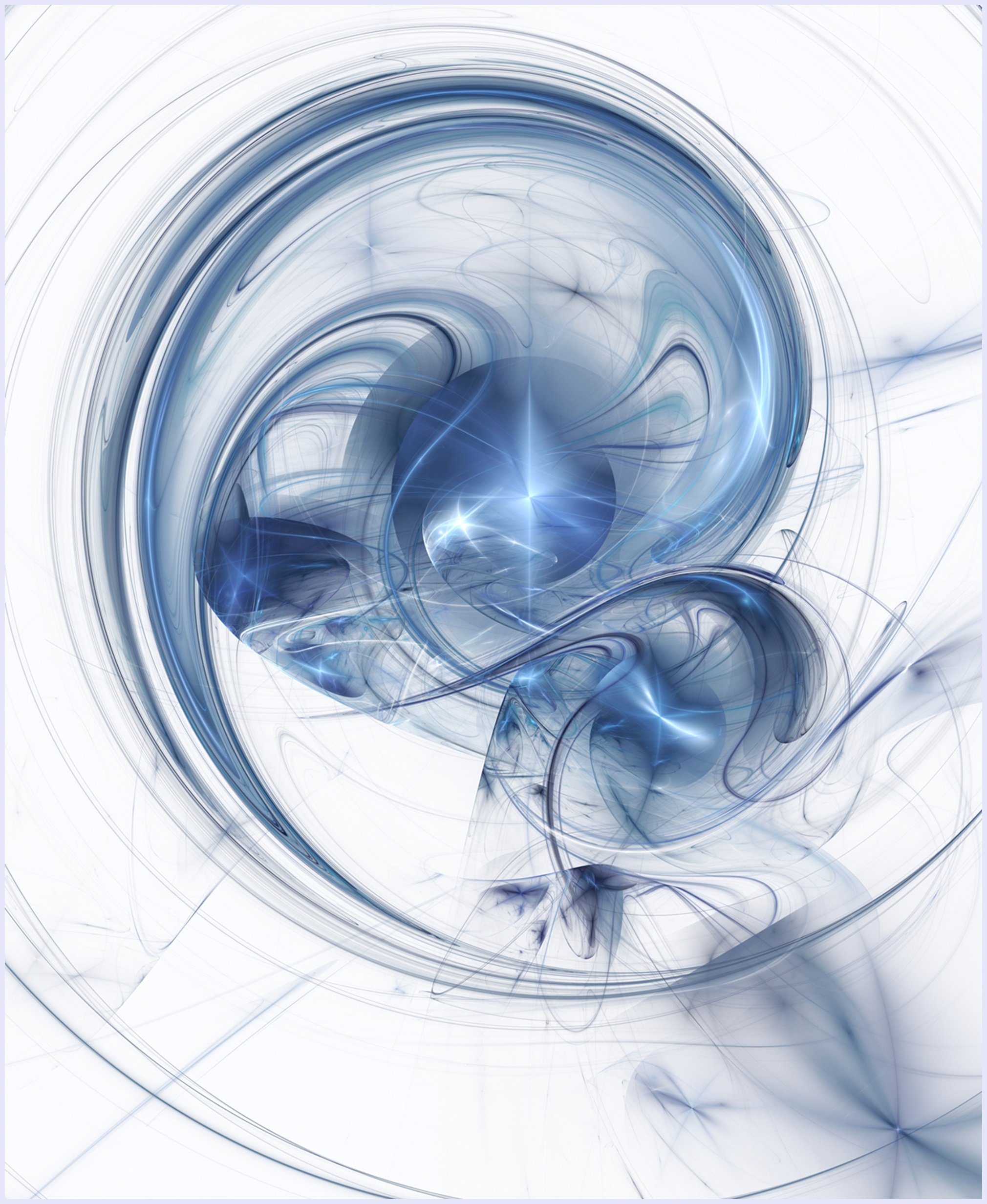 Composition in Blue