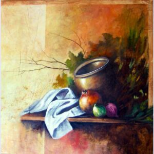 Natura morta con panneggio