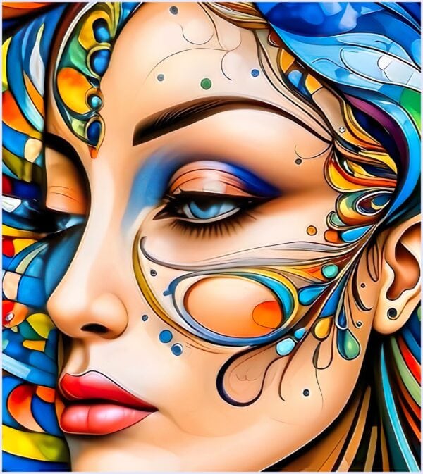 Radiant Cascade of Colorful Dreams - immagine 3