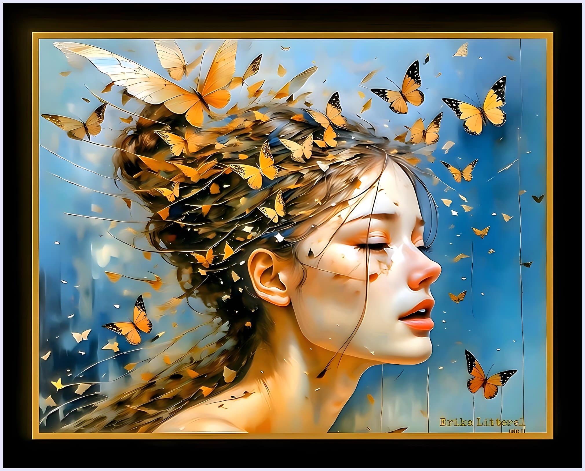 Serenity in Fluttering Harmony